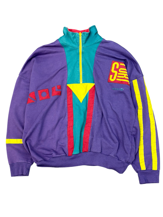 Vintage 90s Adidas Half-zip Jacket