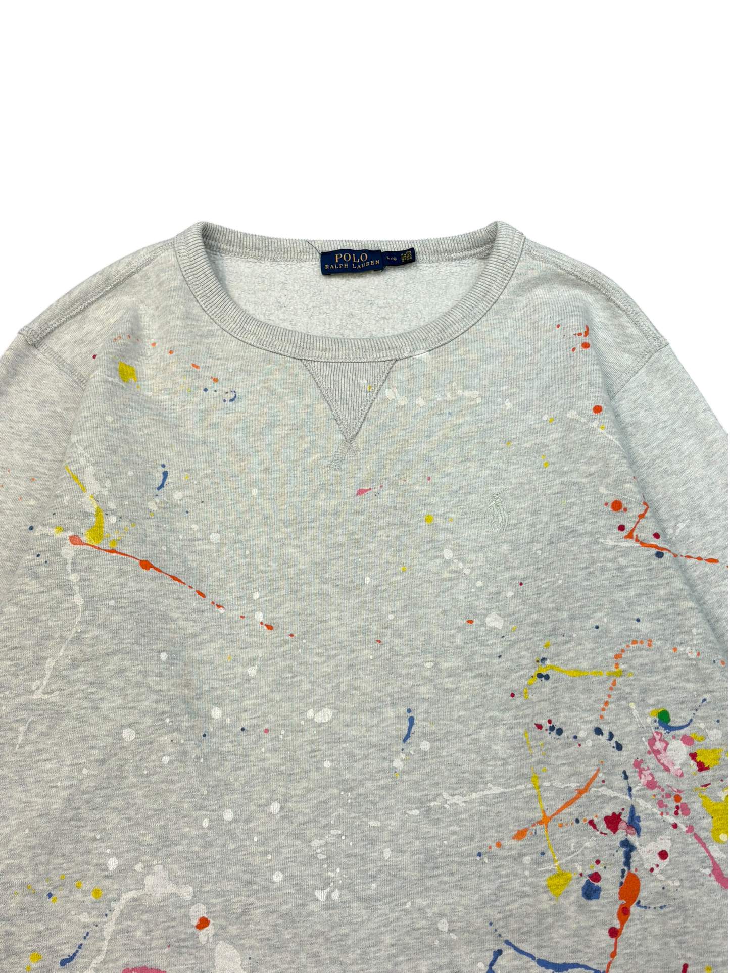 Vintage Ralph Lauren Paint Splatter Sweater