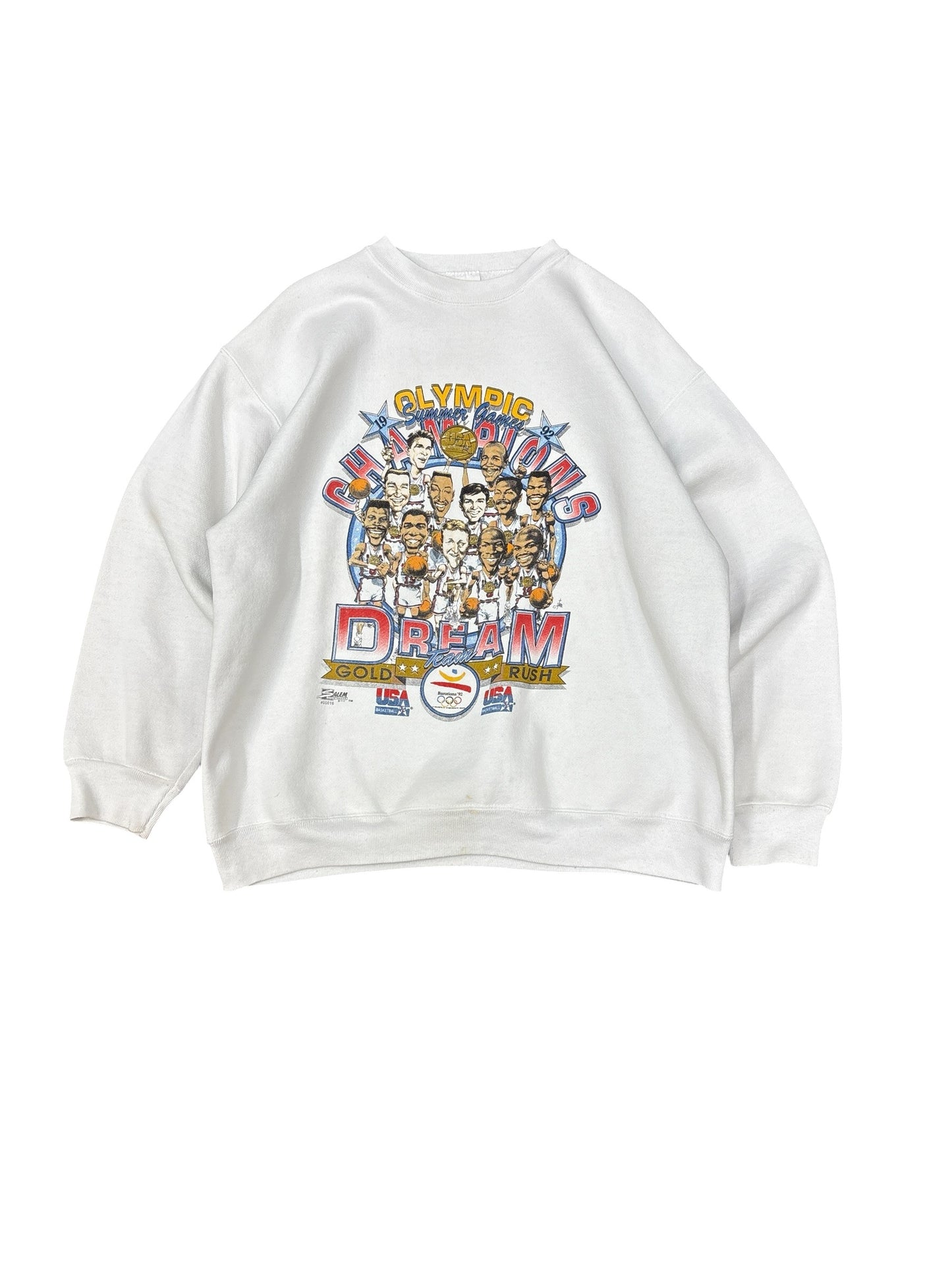 Rare Vintage USA Dream Team 1992 Olympics Bubblehead Sweater