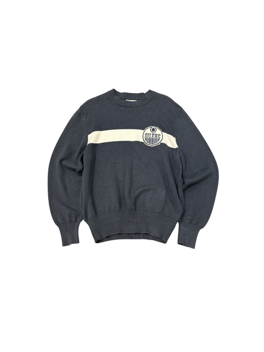 Vintage Y2k Oilers Knit Sweater