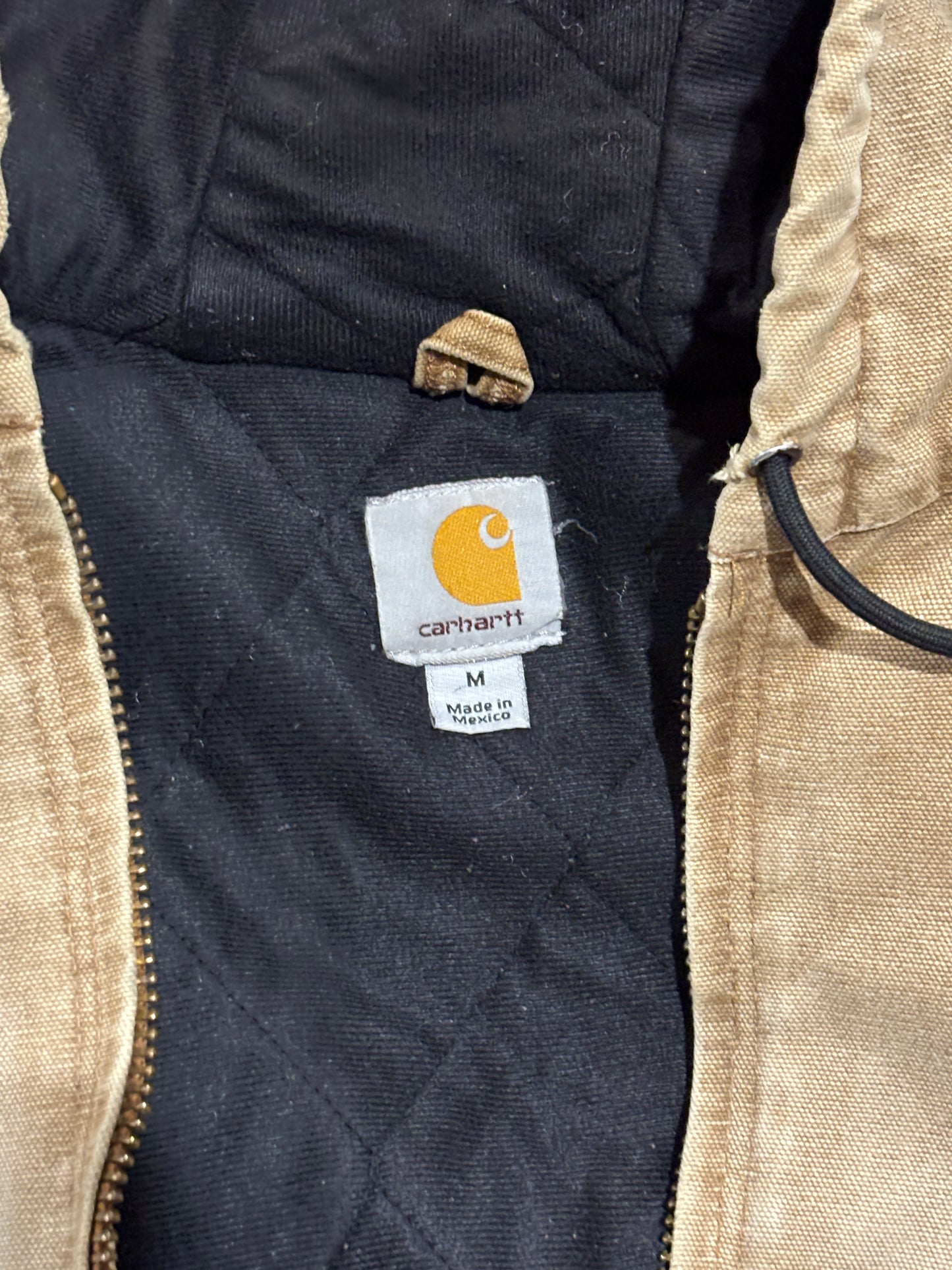 Vintage Hooded Carhartt Jacket Sand