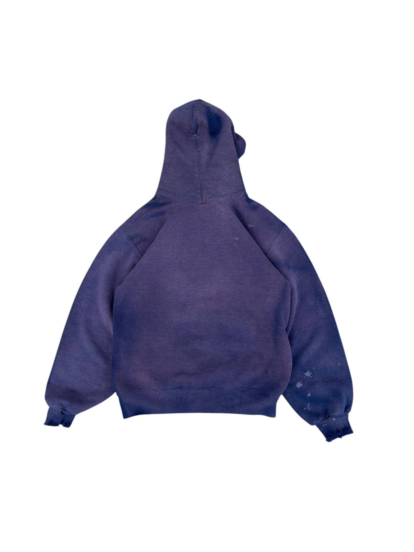Unified Big Logo Vintage Wash Hoodie - Purple