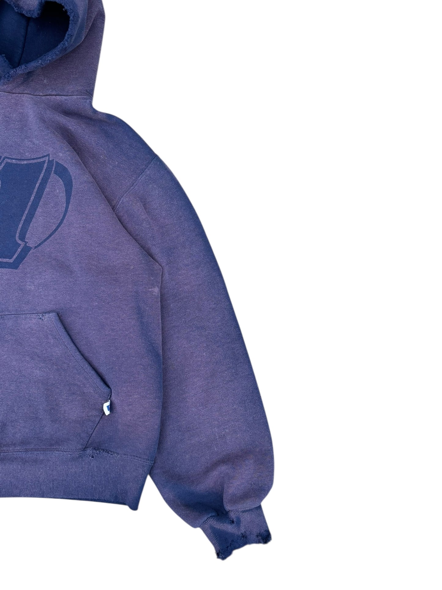 Unified Big Logo Vintage Wash Hoodie - Purple