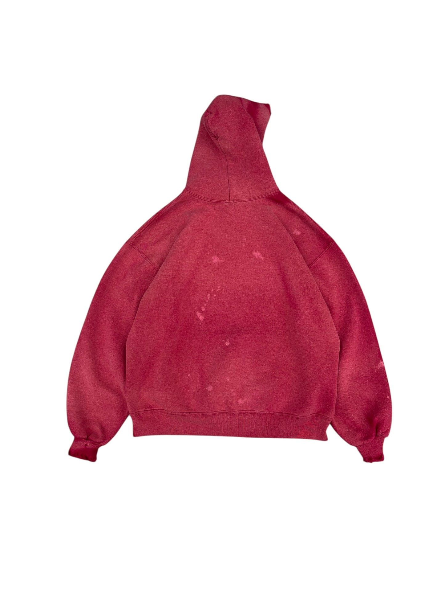 Unified Big Logo Vintage Wash Sweater - Red