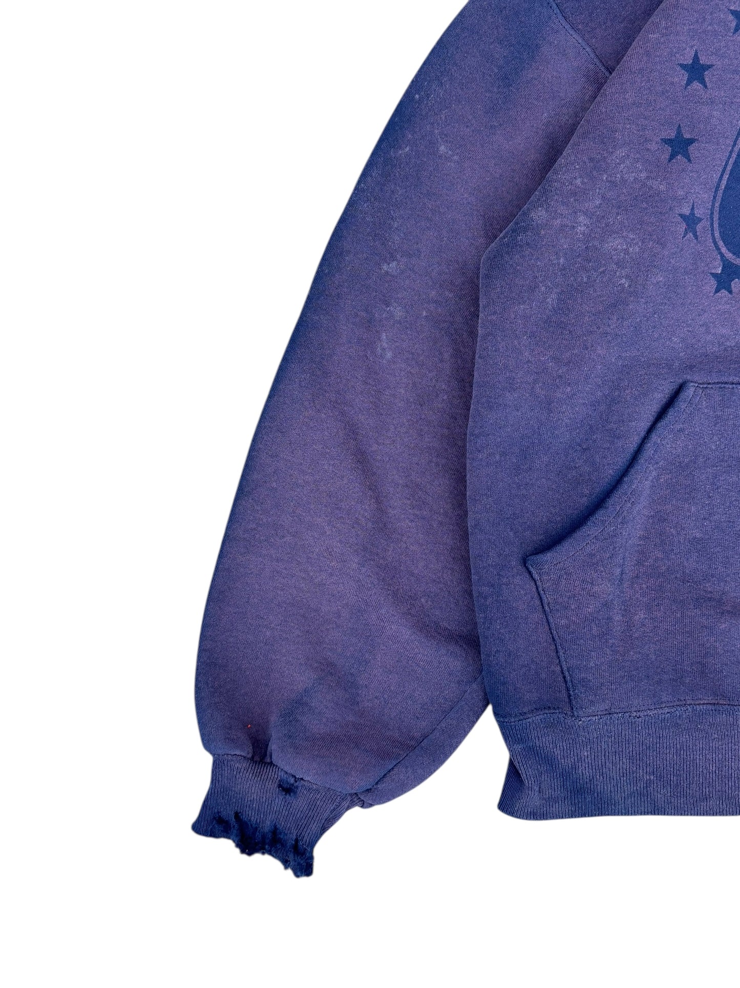 Unified Big Logo Vintage Wash Hoodie - Purple