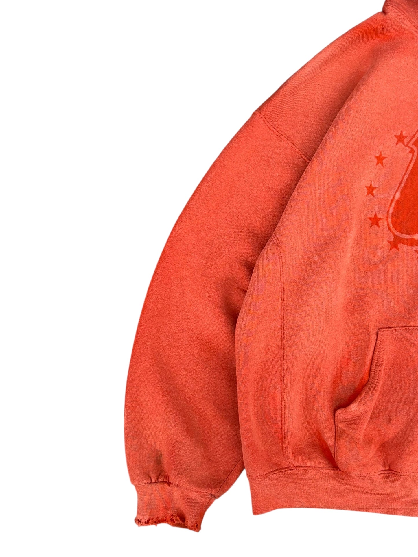 Unified Big Logo Vintage Wash Hoodie - Orange