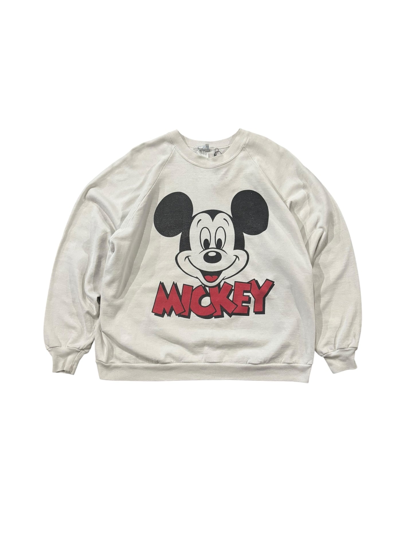 Vintage Disney Mickey Sweater White