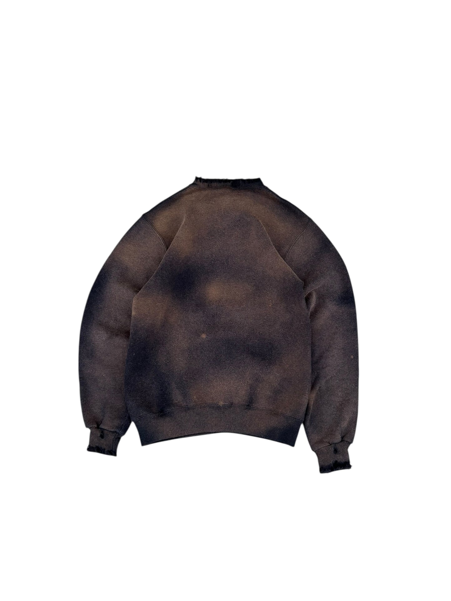 Unified Big Logo Vintage Wash Sweater - Black
