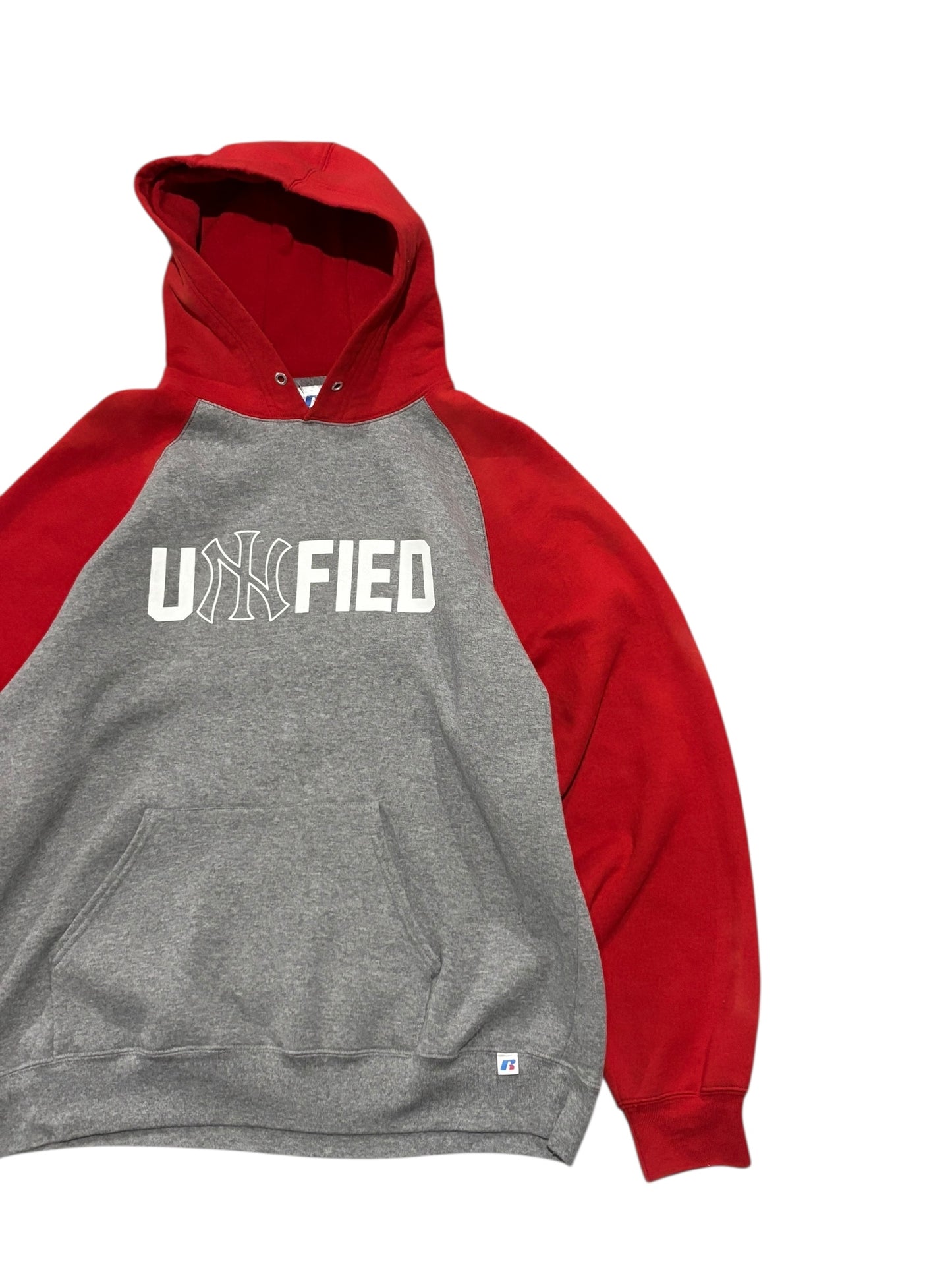 Unified Hoodie - Grey & Red