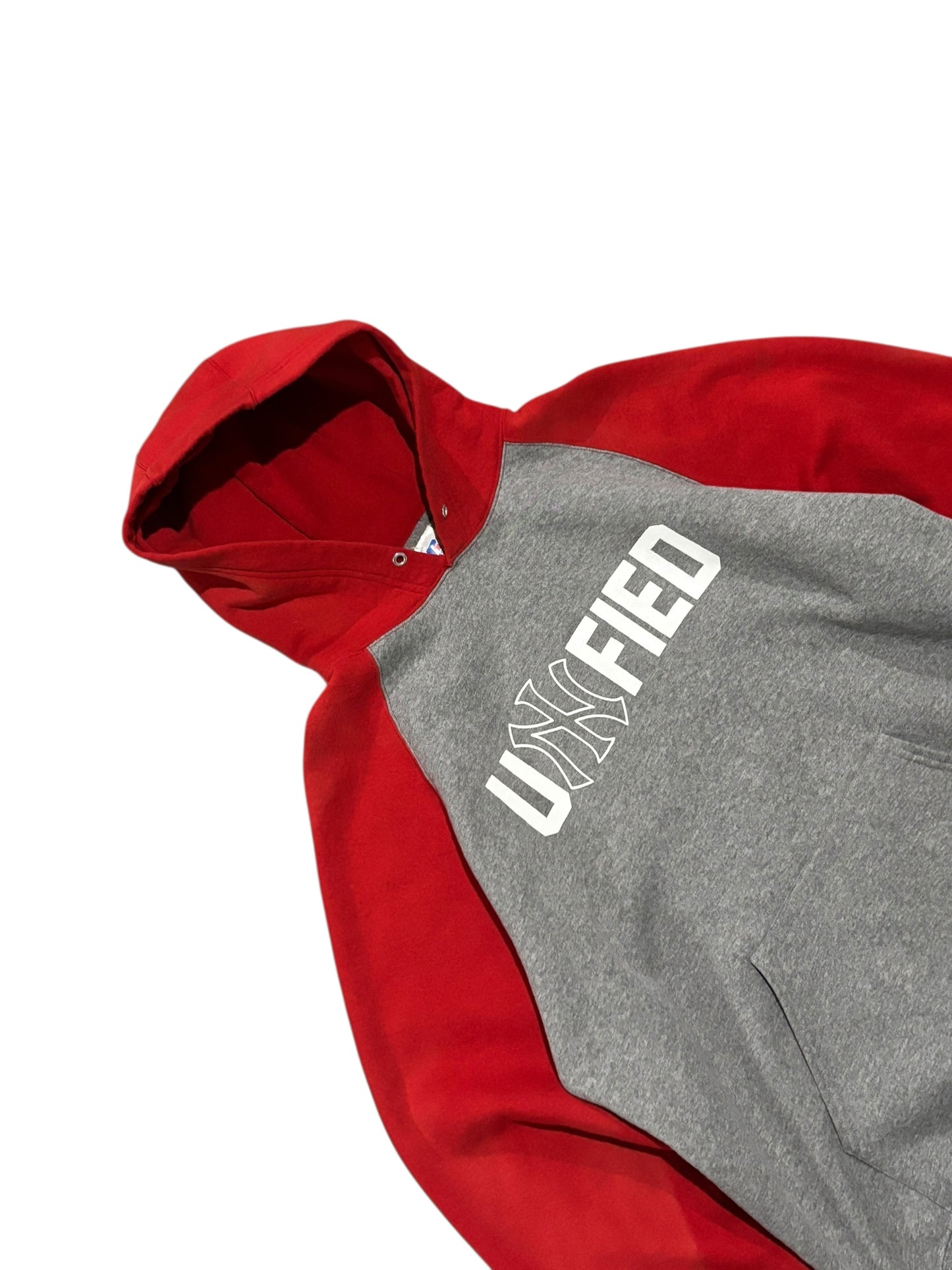 Unified Hoodie - Grey & Red