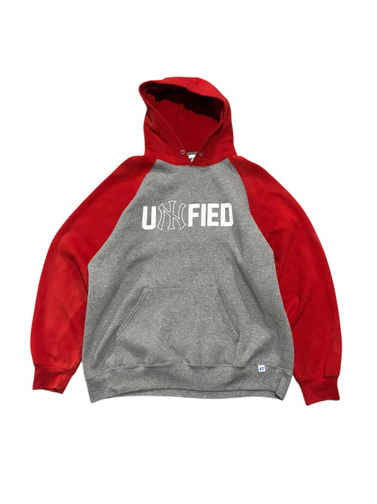 Unified Hoodie - Grey & Red