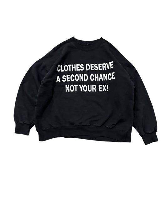 Reworked Vintage Sweaters Black - "Clothes Deserve A Second Chance"