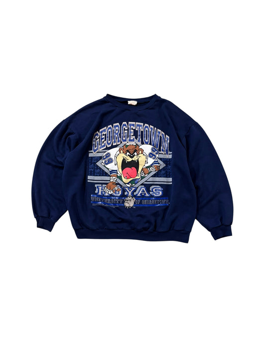 Vintage Taz Georgetown Hoyas Basketball Sweater