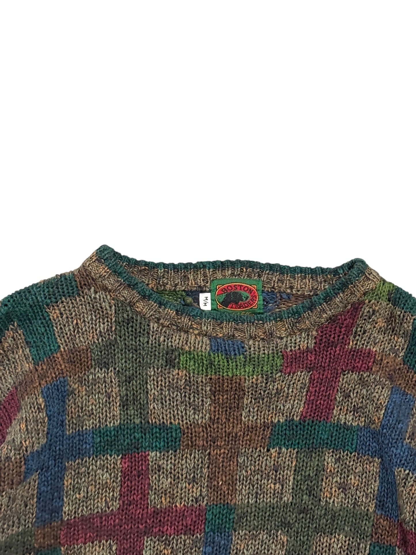 Vintage "Boston Traders" Knit Sweater