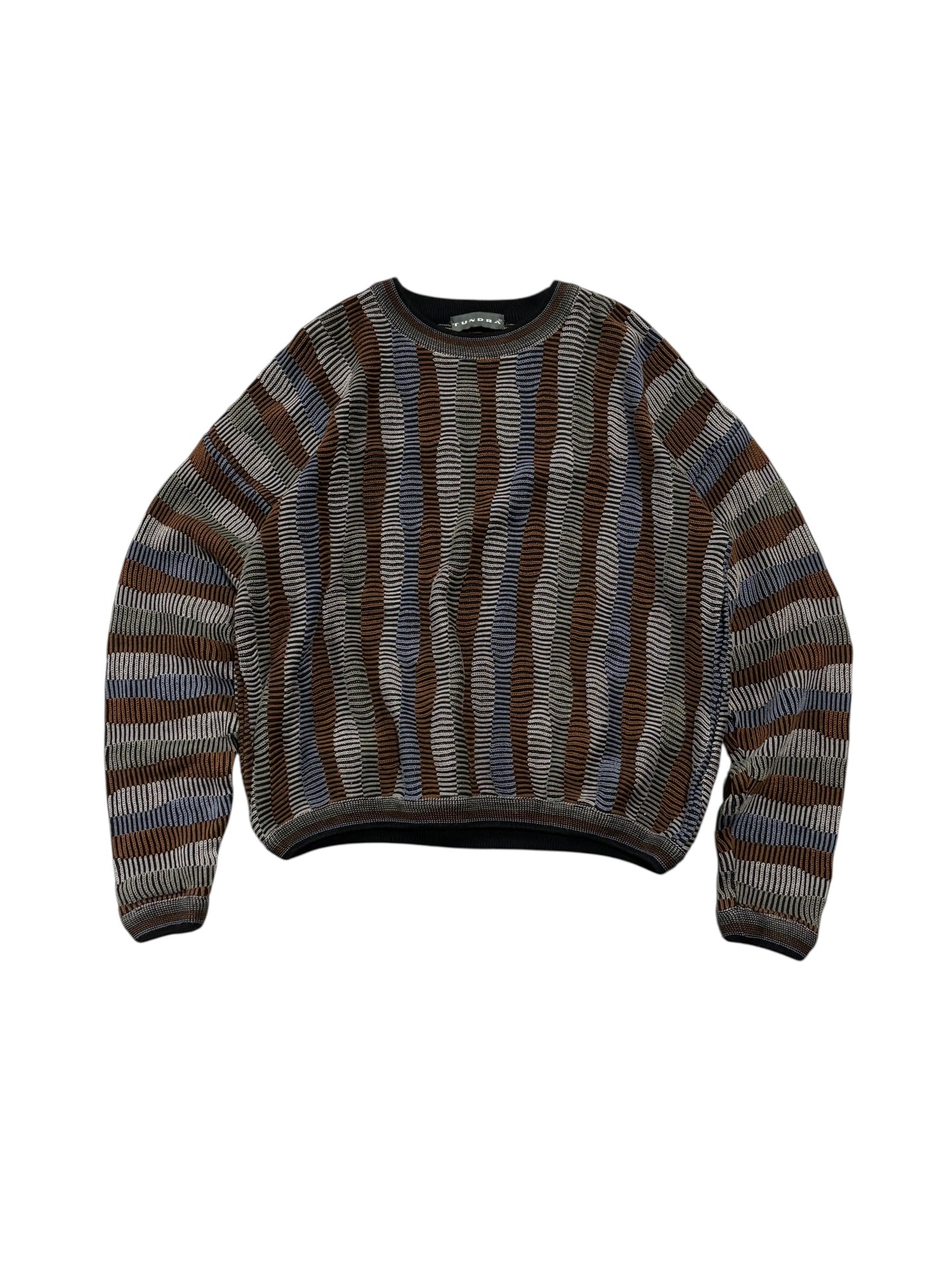 Vintage Tundra 3d Knit Sweater
