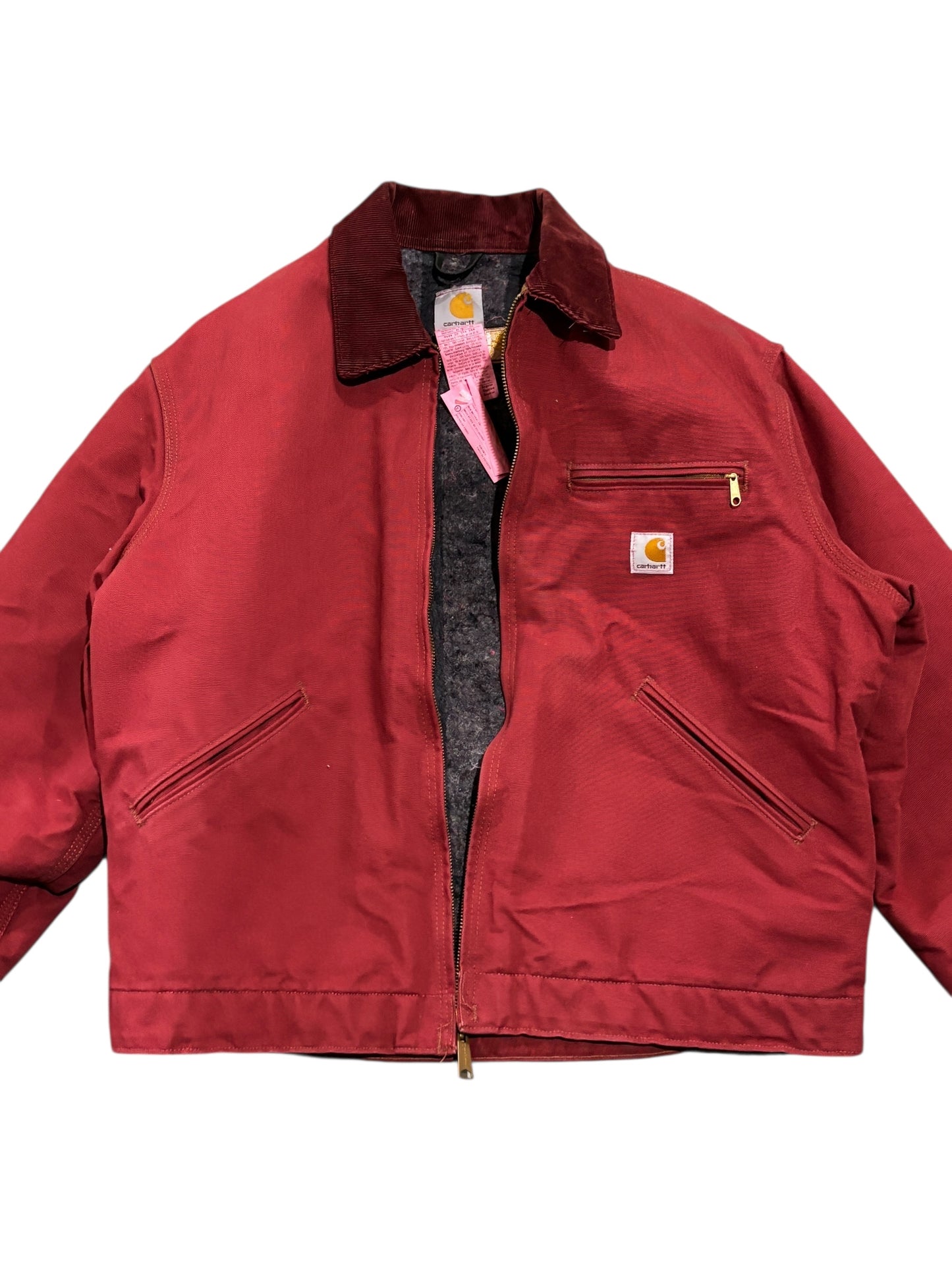 Vintage Carhartt Detroit Jacket Cherry Red