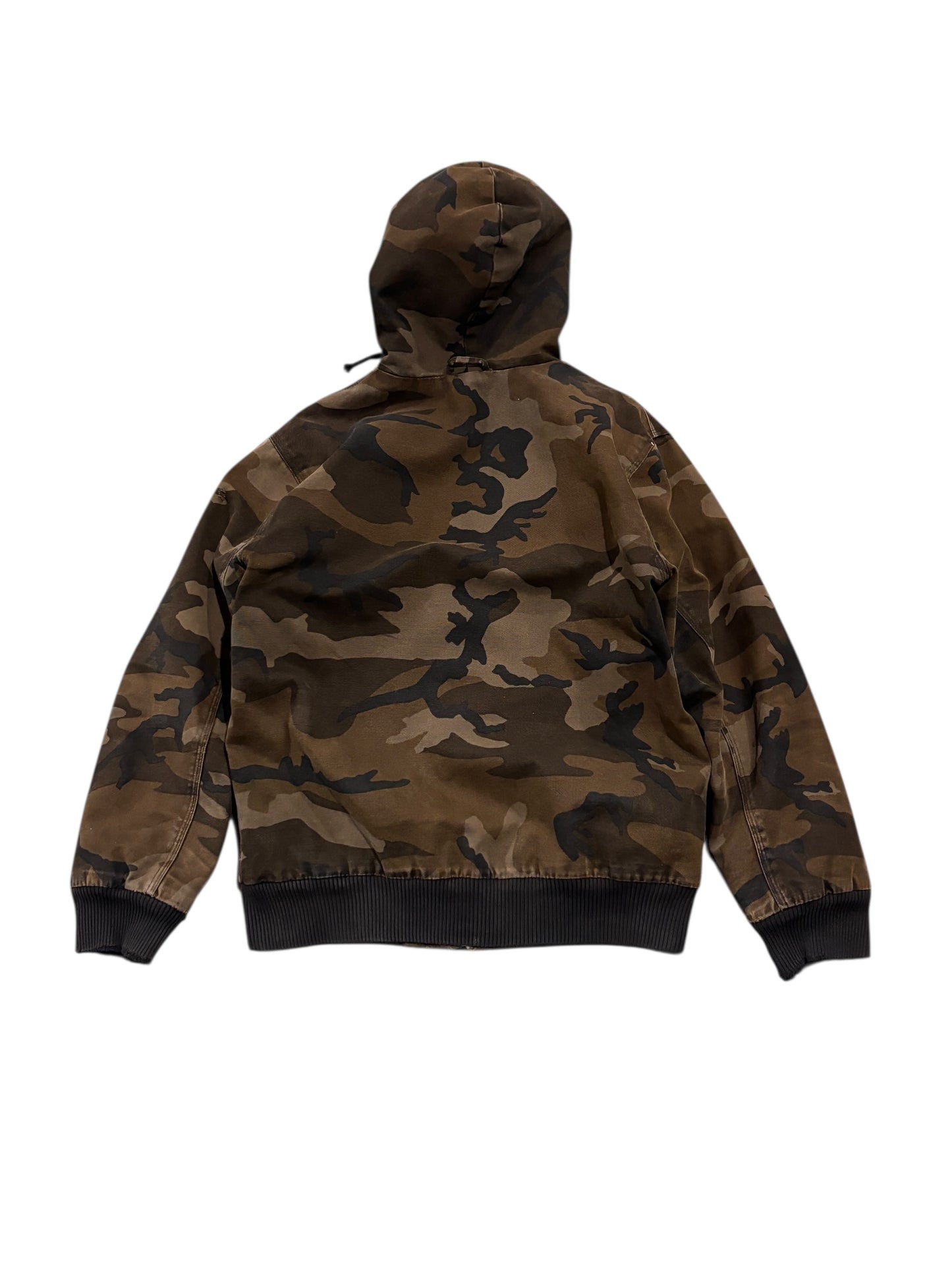 Vintage Hooded Carhartt Jacket Camo