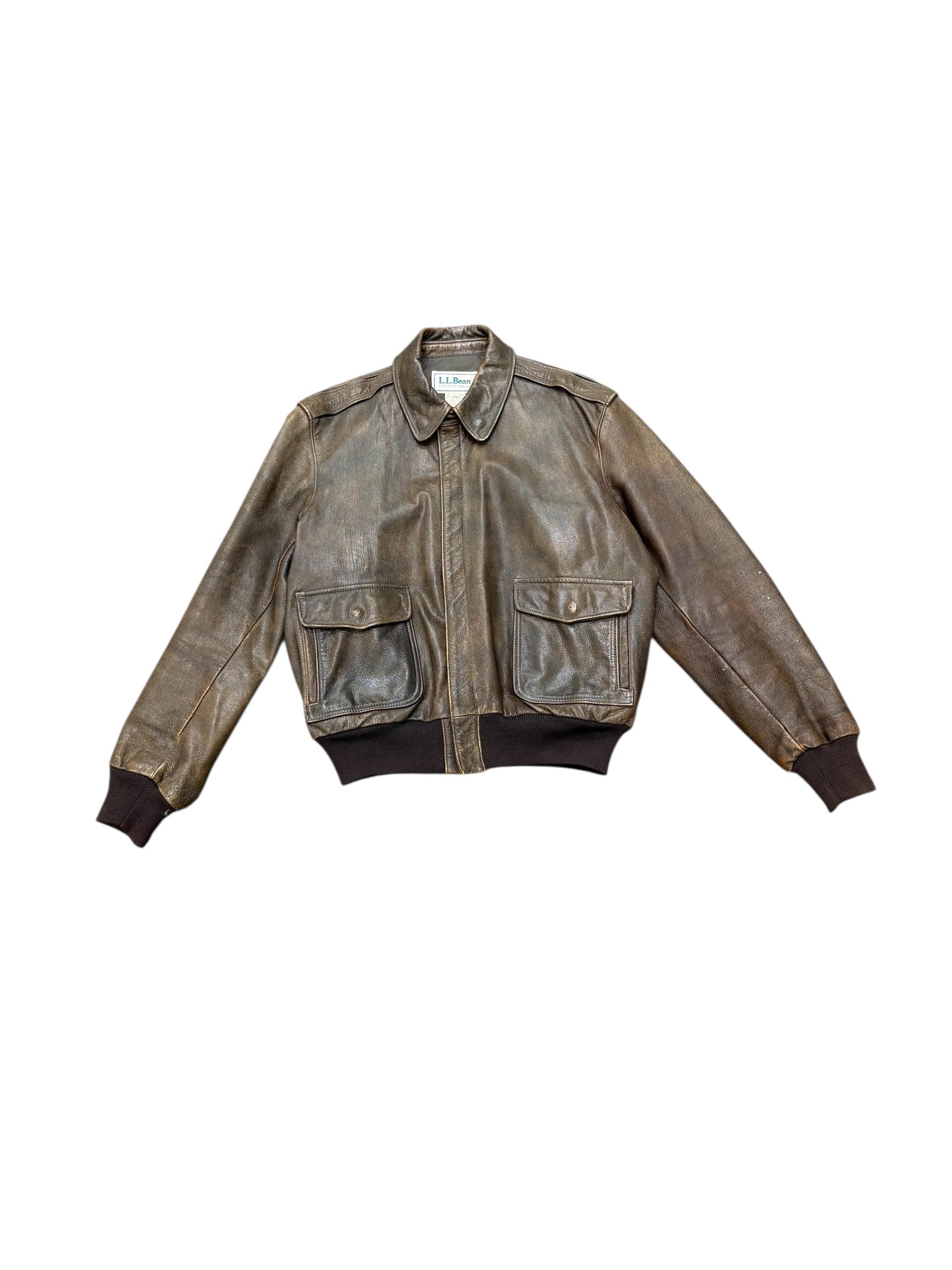 Vintage LL Bean Leather Jacket