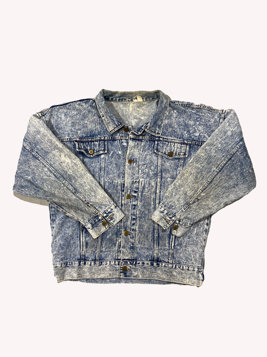 Vintage Acid Wash Denim Jacket